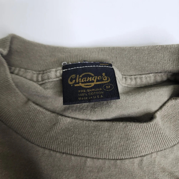 Vintage Changes GI Joe‎ Shirt Green Size Small Distressed - Picture 3 of 10